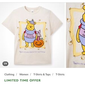 Disney Cream Winnie the Pooh Halloween T-Shirt